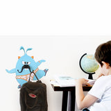 Esteban Mustache Monster - Wall Decal Hanger