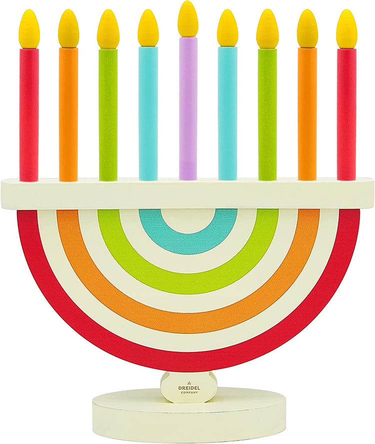 Hanukkah Wooden Chanukah Menorah For Kids
