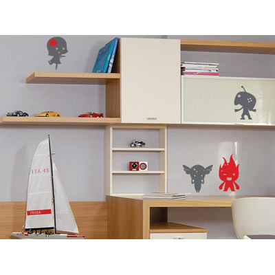 Wall Decals - Freindly Monsters green | wall stickers | gift ideas | unique gifts