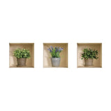 3D Effect Garden Herb Wall Decal