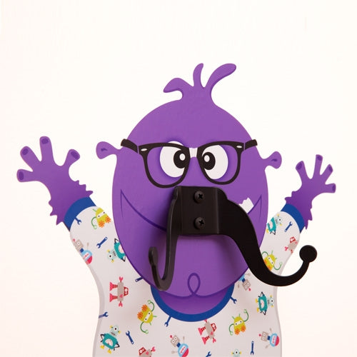 George Mustache Monster - Wall Decal Hanger