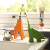 Giraffe & Dinosaur Toothbrush Holders