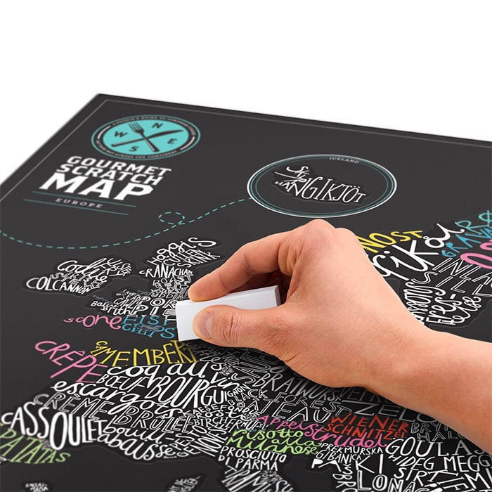 Gourmet Scratch Map ™