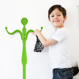 Green Coat Rack Wall Decal
