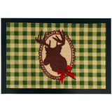 Green Deer Floor Mat