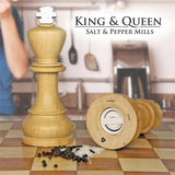 King and` Queen Salt & Pepper Mills