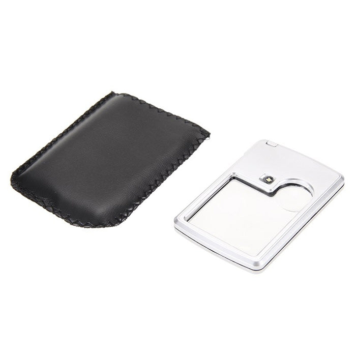 Led Illuminated Credit Card Magnifier