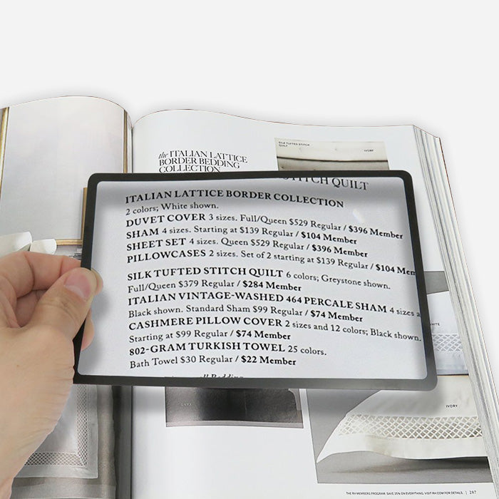 Magnifying Postcard