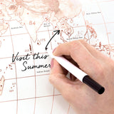 MagniMap - Magnetic Map Poster