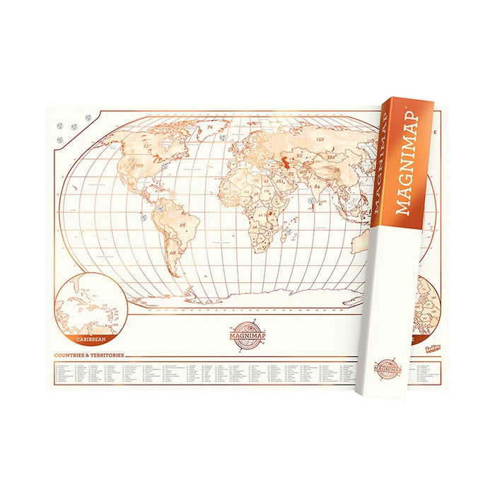 MagniMap - Magnetic Map Poster