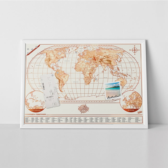 MagniMap - Magnetic Map Poster