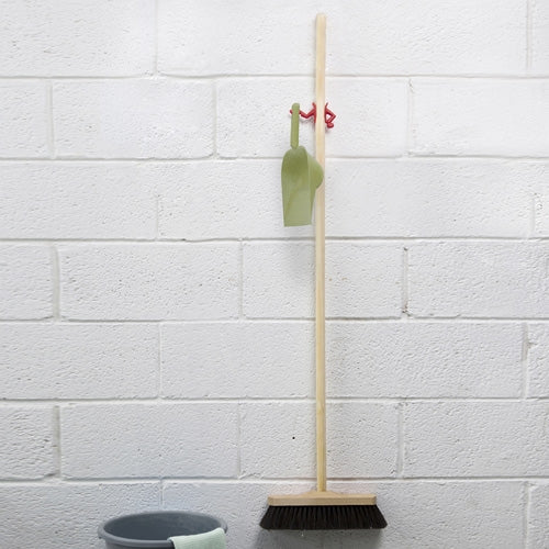 Mr. Brooman - Dustpan Holder & Broom Hanger