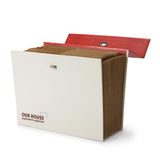 Our House Organizer - red | office gifts | unique gifts | gifts for the home