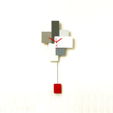 Pendulum Squares Clock