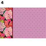 Recycled Paper Placemats-4-flowers and dots