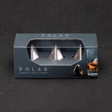 Polar - Iceberg-shaped Metallic Drinking Stones