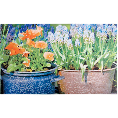 Printed Doormat - Flowers