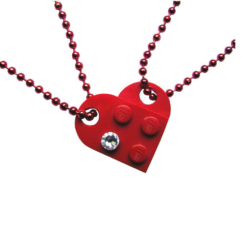 Red Heart Friendship Necklace