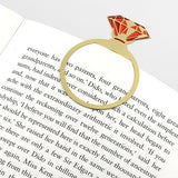 Ring Marks - Metal Bookmark