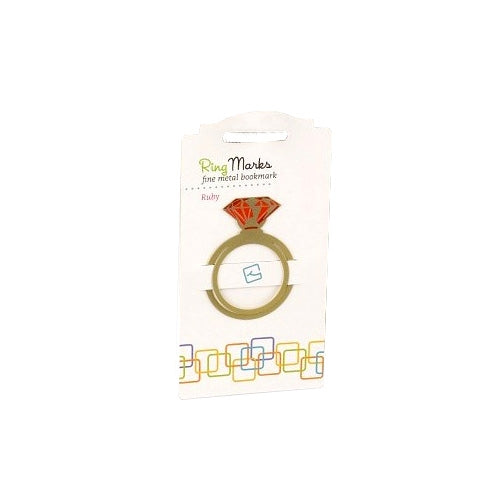 Ring Marks - Metal Bookmark