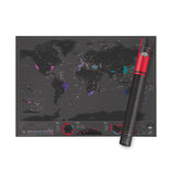 Scratch Map® Capitals