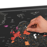 Scratch Map Chalk Edition