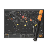 Scratch Map Chalk Edition
