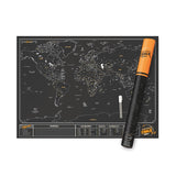 Scratch Map Chalk Edition