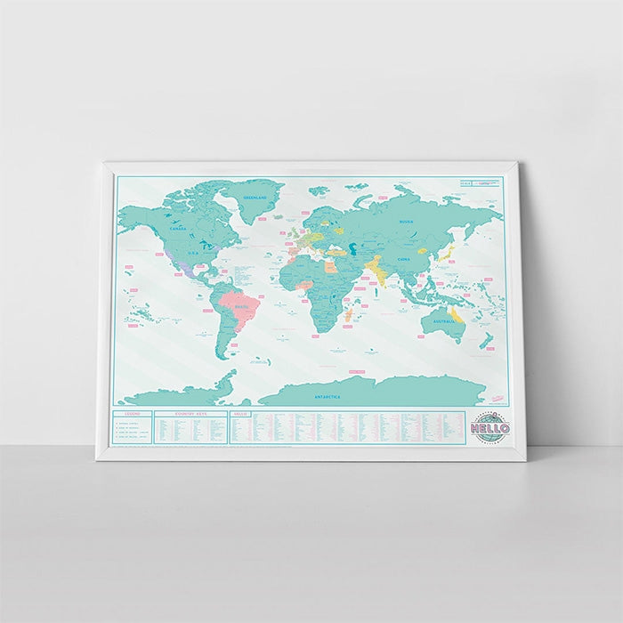 Scratch Map® Hello