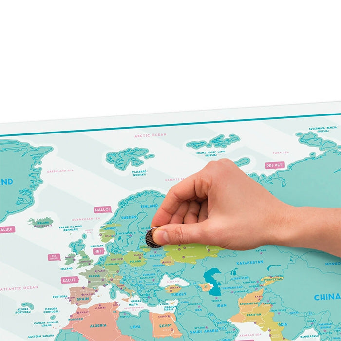 Scratch Map® Hello