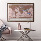 Scratch Map® Rose Gold