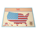 Scratch Map USA