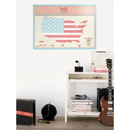 Scratch Map USA