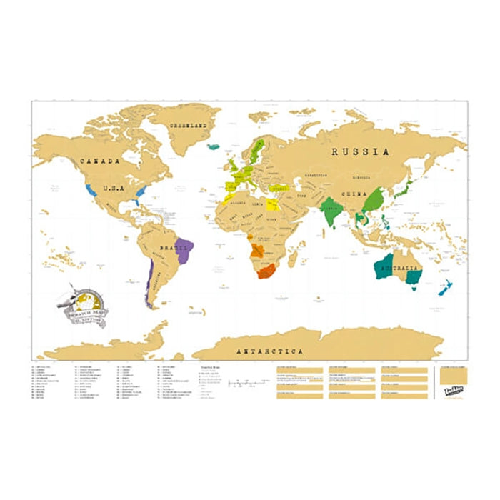 Scratch Map XL