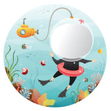 Scuba Kid - Wall decal and Mirror