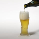 Sliced Cold Beer Glasses