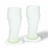 Sliced Cold Beer Glasses