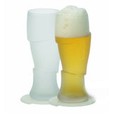 Sliced Cold Beer Glasses