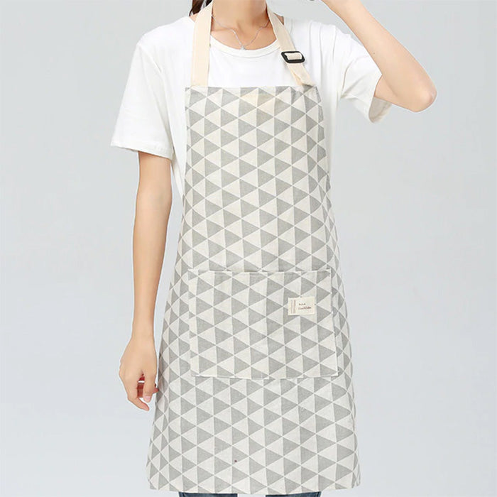 Triangles Linen & Cotton Apron