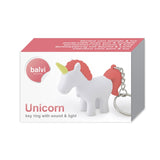 Unicorn Keyring with Sound and Light
