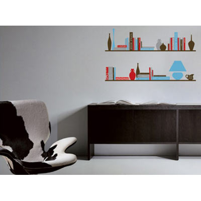Wall Decals - Book Shelves