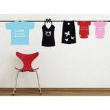 Wall Decals - Clothes On a Wire