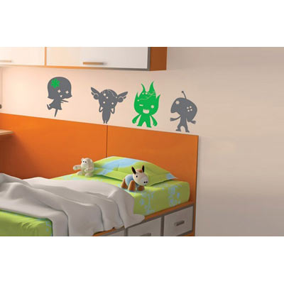 Wall Decals - Friendly Monsters