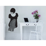Wall Decals - Girls With Striped Socks