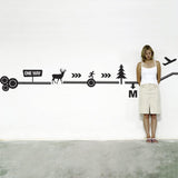 Wall Decals - One way