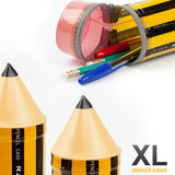 Pencil shaped pencil case - lined