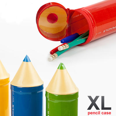 Pencil shaped pencil case - plain