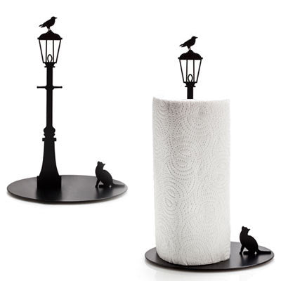 Cat and Crow Paper Towel Holder: Practically Beautiful
