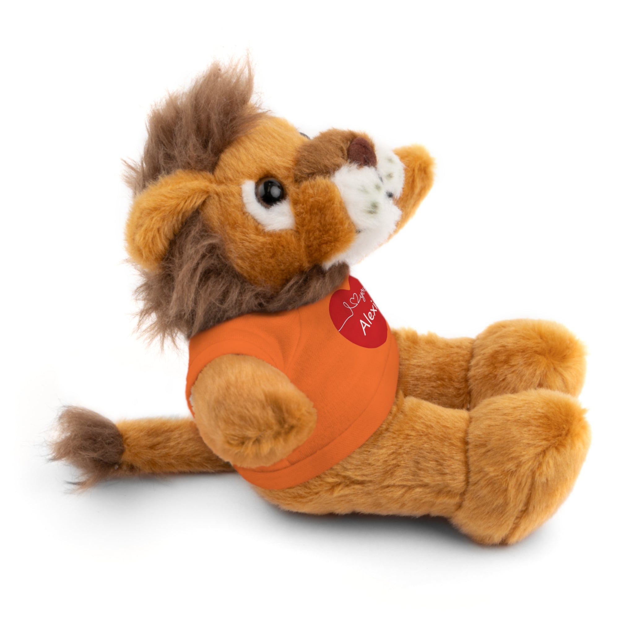 Personalized Heart Plush Animals