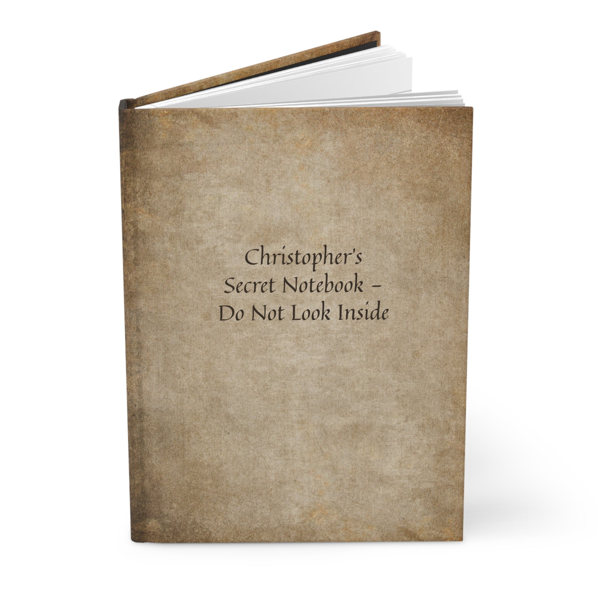 Personalized Vintage Hardcover Journal